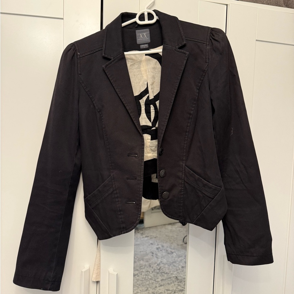 Armani Exchange Women's Dark Blazer
